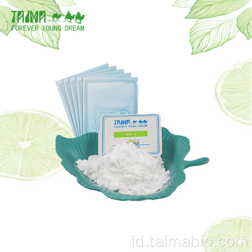 Bubuk agen pendingin WS-3 digunakan untuk masker wajah